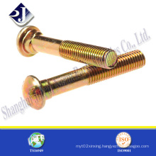 Yellow Zinc Finished Truck Bolt